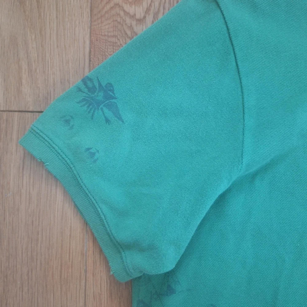 Polo Ralph Lauren Custom Fit Vintage Native American Graphic Polo Green XL